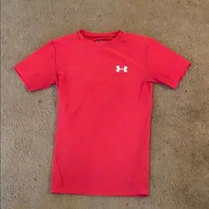 Red Under Armor Dri-Fit Shirt